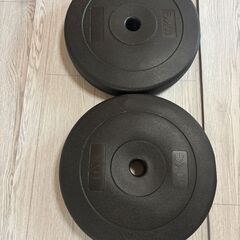 バーベルプレート 10kg×2個　レザイア