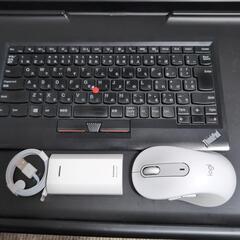 ワイヤレスキーボード　ワイヤレスマウス　モバイルバッテリー　Li...