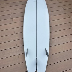 DYNASTY サーフボード 7'4 ミッドレングス フィッシュ フィン付き