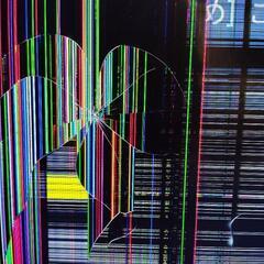 （決まりました）テレビジャンク品画面割れの画像