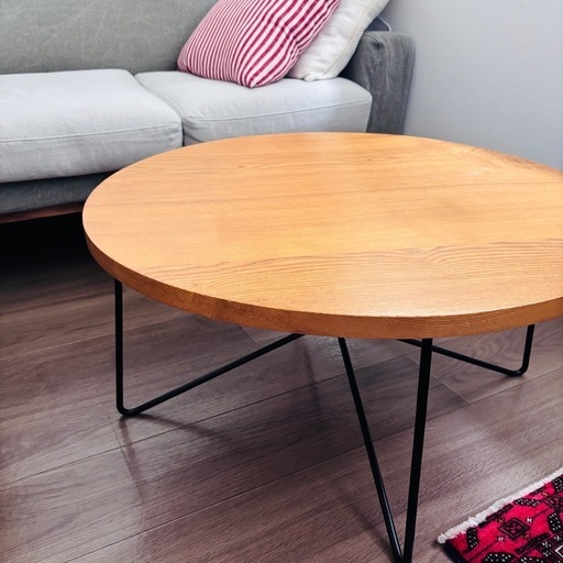 ラウンドローテーブルソファテーブル