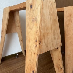 作業台 作業馬 テーブル脚 DIY 木工 スタッキング 天然木 2個セット 作業台 作業馬 テーブル脚DIY 木工 スタッキング 2つセット