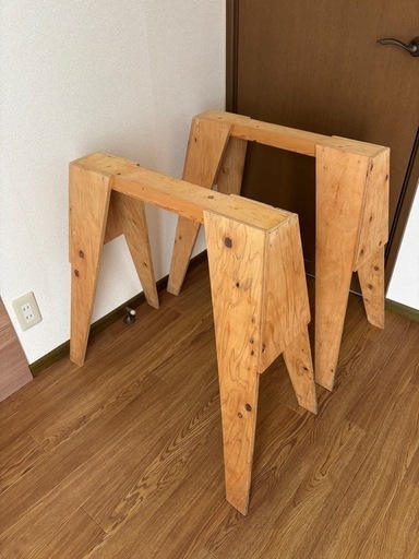 作業台 作業馬 テーブル脚 DIY 木工 スタッキング 天然木 2個セット 作業台 作業馬 テーブル脚 DIY 木工 スタッキング 2つセット