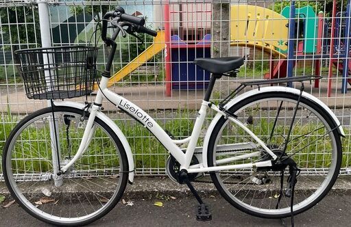まちゃ Liselotte-26インチママチャリ白 (kawasaki) 浜川崎の自転車の中古