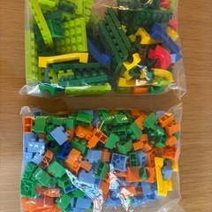 【新品】知育玩具　ブロック／ビー玉転がしの画像