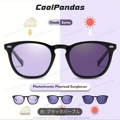 サングラス　調光レンズ
の画像