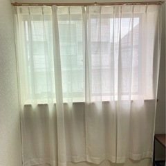 レースカーテン　ニトリ　　