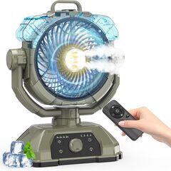 TENKOO&YOU キャンプ 扇風機【ミスト機能付き・瞬間冷却...