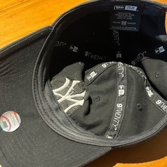 【成約済み】newera 9TWENTY レザーストラップ ヤンキース NY ストリート サーフィン アウトドア BLKの画像