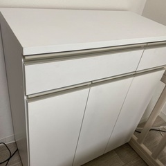 ニトリ　ペールカウンター　ペールゴミ箱　ホワイト　引き出し収納　...