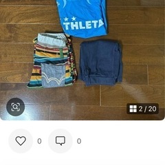 キッズ服セット130〜150 E.D.W.I.N. ATHLETA おまけ付の画像