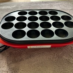 値下げ 
電気たこ焼き器 説明書付き の画像