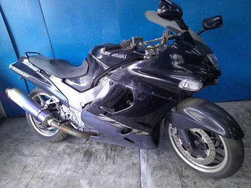 KAWASAKI ZZ-R1100-1 黒/青 格安提供車 半額配送キャンペーン ク