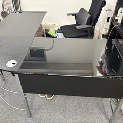 本日受取可能な方限定　L字型デスク