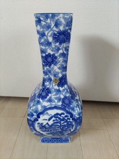 最安 ☆瀬戸焼「飛騨彦」陶磁器花瓶☆ (non) 四日市のインテリア雑貨 陶芸