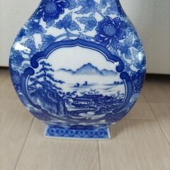 ☆瀬戸焼「飛騨彦」陶磁器花瓶☆の画像