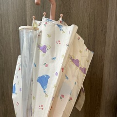 プリンセス柄のジャンプ傘