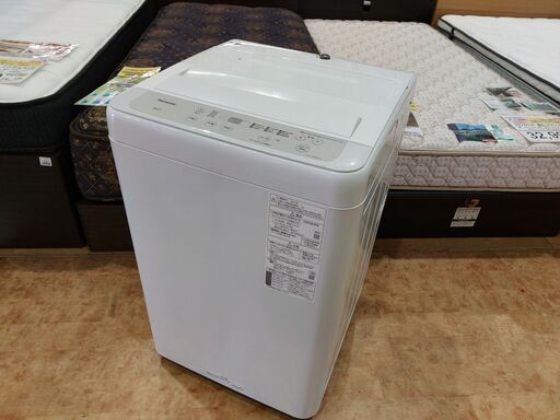 中古品】パナソニック 縦型洗濯機 NA-F50B14-H 2020年製
