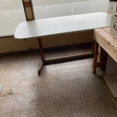 値下げ再開【引取限定】大きなダイニングテーブル幅165奥行93 _太田市の画像