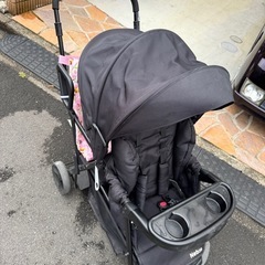二人乗り 2人乗り ベビーカー 軽量 折りたたみ ドリンクホルダ...
