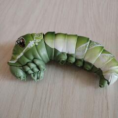 リアル毛虫デザイン置物の画像