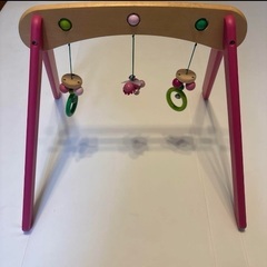 セレクタ　木製　ピンク　ベビージム おもちゃ　海外　ドイツ　メリ...