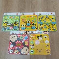 ミニオン・ディズニーツムツムハンカチ10枚セットの画像