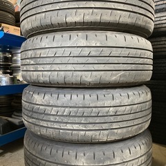 ガンメタ系アルミホイール BS 215/65R16 4本 溝あり...