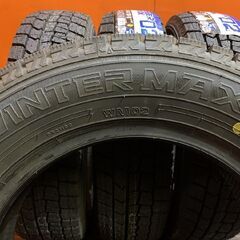 【新品】23年製 DUNLOP WINTER MAXX WM02 155/70R13 75Q 13インチ スタッドレス 4本 ピクシスエポック ミライース等　(VTF044)の画像
