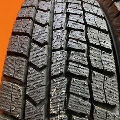 【新品】23年製 DUNLOP WINTER MAXX WM02 155/70R13 75Q 13インチ スタッドレス 4本 ピクシスエポック ミライース等　(VTF044)の画像