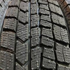 【新品】23年製 DUNLOP WINTER MAXX WM02 155/70R13 75Q 13インチ スタッドレス 4本 ピクシスエポック ミライース等　(VTF044)の画像