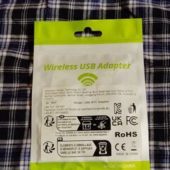 ☆彡新品未使用‼ 無線LAN 子機 USB Wi-Fi6 ワイヤレスアダプタの画像