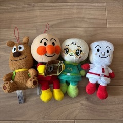 アンパンマン　ぬいぐるみ　4点
