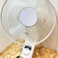 美品！ひも式壁掛け扇風機 華芝ジャパン KCF-2030W取付金...