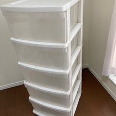 プラスチック収納ケース（５段）