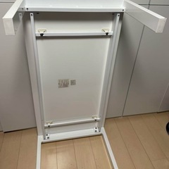 センターテーブル ガラス(エスペルト120 WH )ニトリ　　の画像