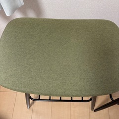 【取引中】カウンターチェア　2脚　グリーンの画像
