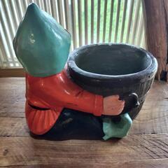 小人の植木鉢　プランター　A33の画像