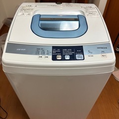 HITACHI洗濯機　5kg