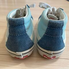 VANS バンズ スニーカー　24cm 　青の画像