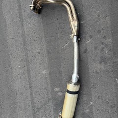 バンディット250v マフラー メーカー不明社外サイレンサー付き...