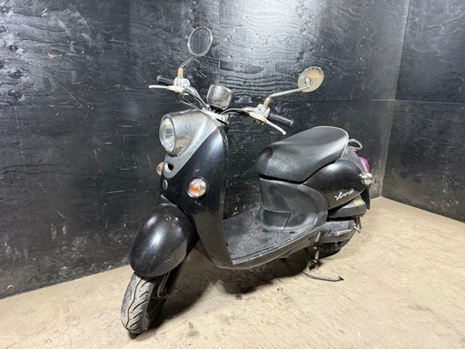 ★支払総額5.0万円★定休日なし！いつでも現車確認可能です！ ヤマハ ビーノ 黒 SA37J 人気のビーノ！ 4スト！ おしゃれ♪ バッテリー新品！