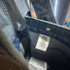 H&M 150デニムオーバーオールの画像