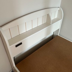 【購入者決まりました】収納付きベッドの画像