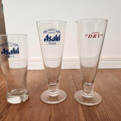 ビアグラス　ジョッキ　レトロ　ビール　ASAHIロゴ