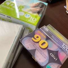 CD-Rとカセットテープ
