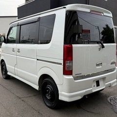 22年式/エブリィワゴン/PZターボ/車検丸2年/9万キロ/片側パワースライドドア/社外オーディオ/キーレス/フォグ/パワーウインドウの画像
