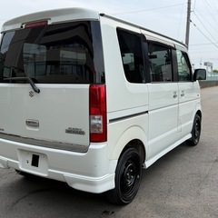 22年式/エブリィワゴン/PZターボ/車検丸2年/9万キロ/片側パワースライドドア/社外オーディオ/キーレス/フォグ/パワーウインドウの画像