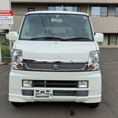 22年式/エブリィワゴン/PZターボ/車検丸2年/9万キロ/片側パワースライドドア/社外オーディオ/キーレス/フォグ/パワーウインドウの画像