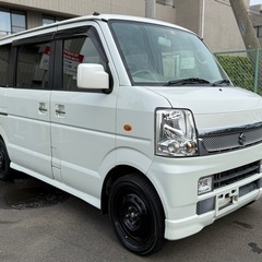 22年式/エブリィワゴン/PZターボ/車検丸2年/9万キロ/片側パワースライドドア/社外オーディオ/キーレス/フォグ/パワーウインドウの画像